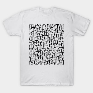 T - Typography (Black) T-Shirt